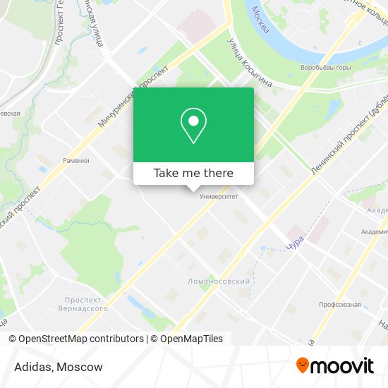 Adidas map