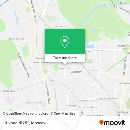 Школа №252 map