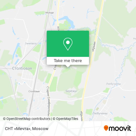СНТ «Мечта» map