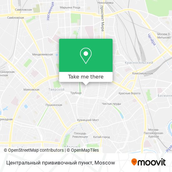 Центральный прививочный пункт map