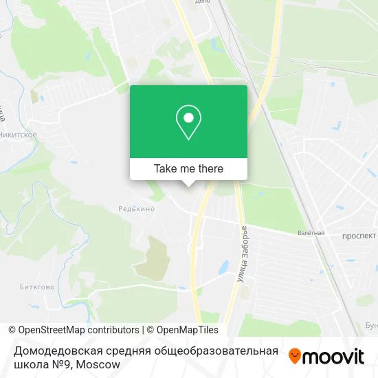 Домодедовская средняя общеобразовательная школа №9 map