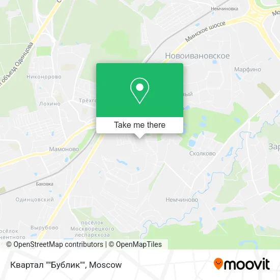 Квартал ""Бублик"" map