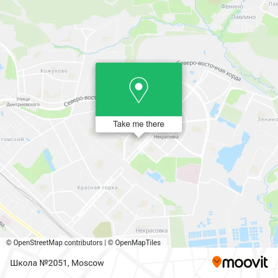 Школа №2051 map