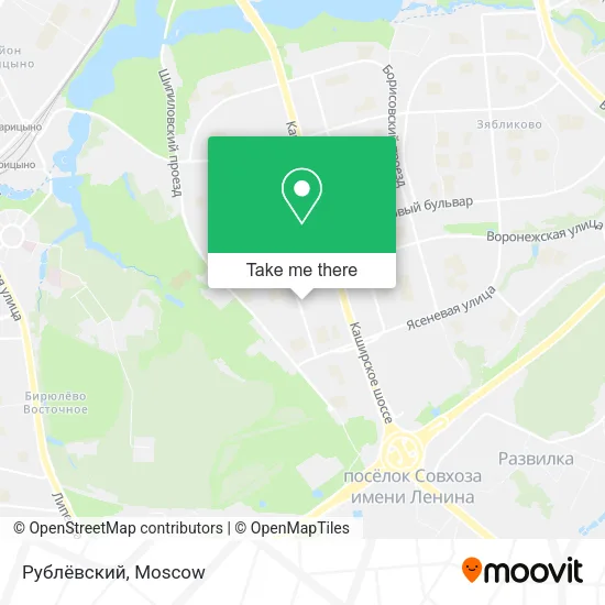 Рублёвский map