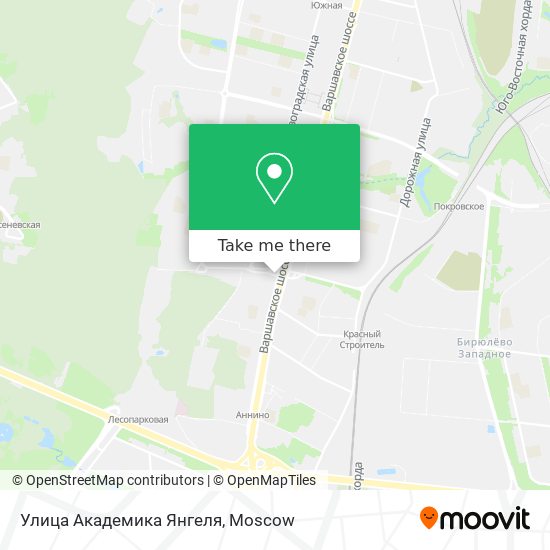 Улица Академика Янгеля map