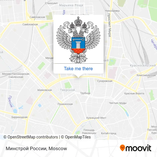Минстрой России map