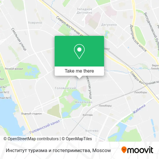Институт туризма и гостеприимства map