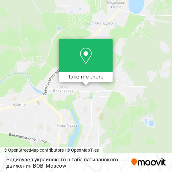 Радиоузел украинского штаба патизанского движения ВОВ map