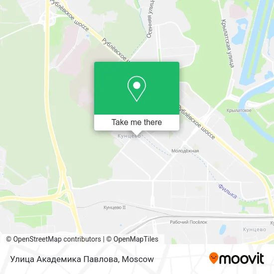 Улица Академика Павлова map