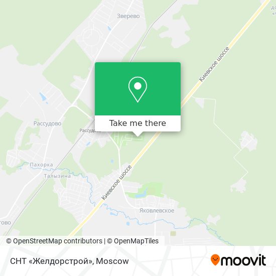 СНТ «Желдорстрой» map