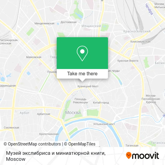 Музей экслибриса и миниатюрной книги map