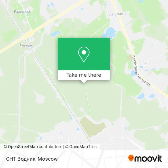 СНТ Водник map
