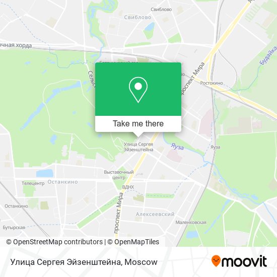 Улица Сергея Эйзенштейна map