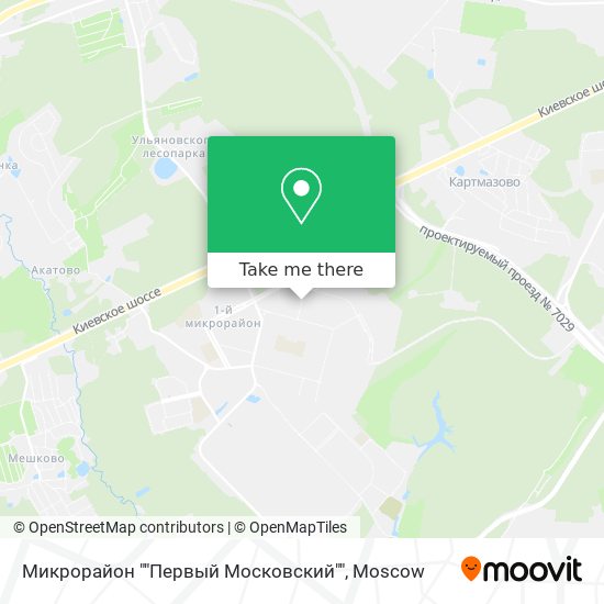 Микрорайон ""Первый Московский"" map