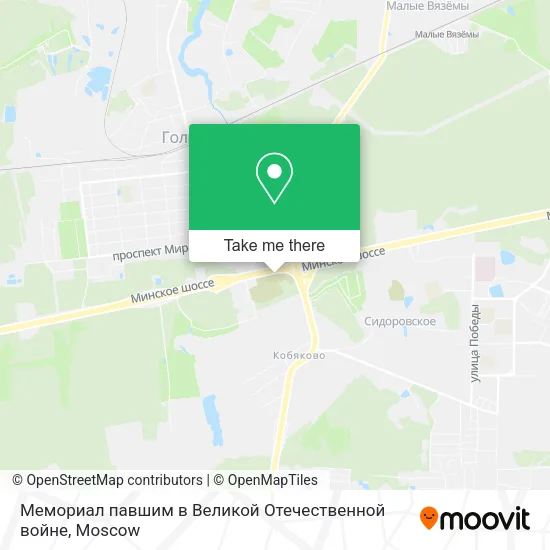 Мемориал павшим в Великой Отечественной войне map