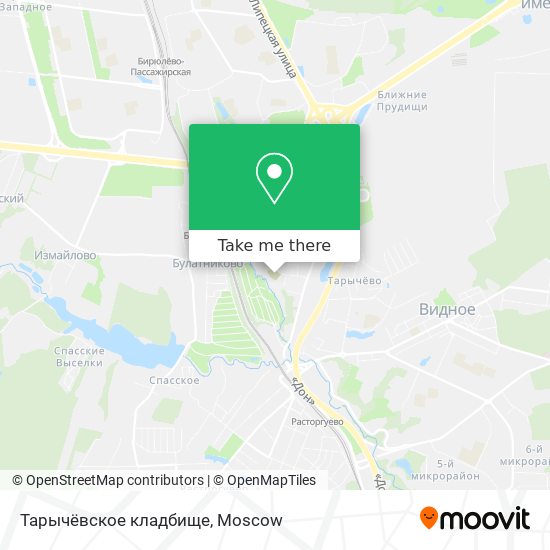 Тарычёвское кладбище map