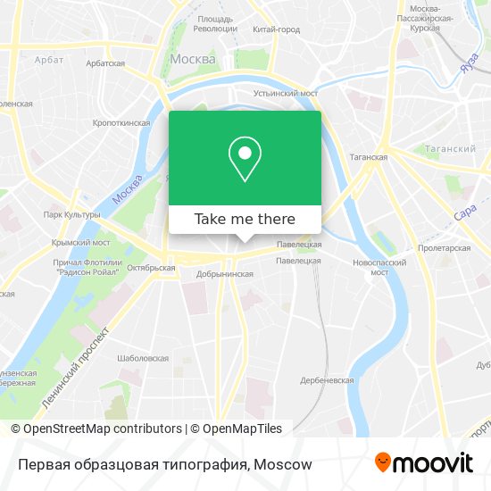 Первая образцовая типография map