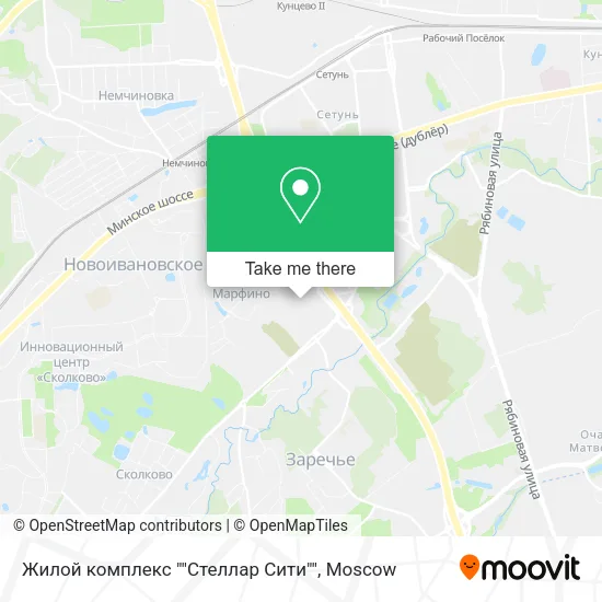 Жилой комплекс ""Стеллар Сити"" map