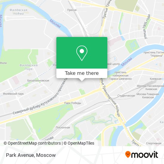 Park Avenue map
