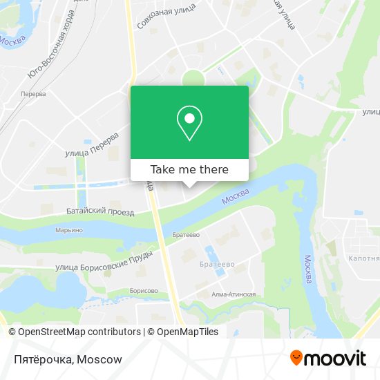 Пятёрочка map