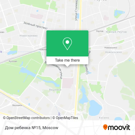 Дом ребенка №15 map
