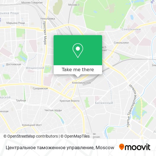 Центральное таможенное управление map