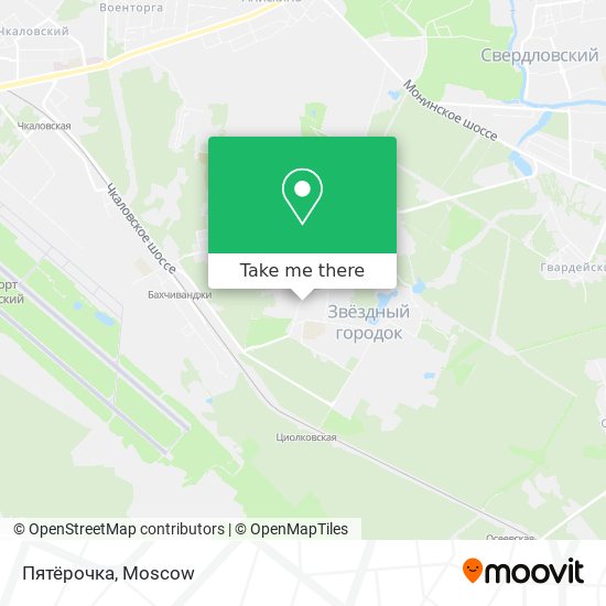 Пятёрочка map
