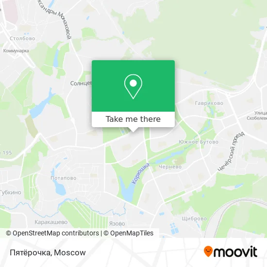 Пятёрочка map