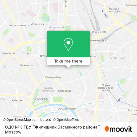 ОДС № 3 ГБУ ""Жилищник Басманного района"" map
