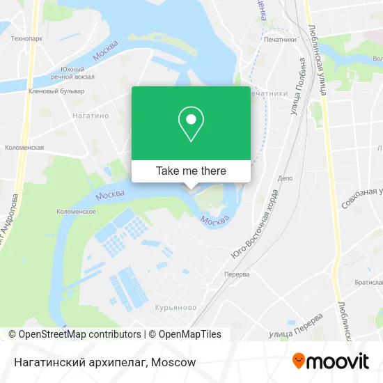 Нагатинский архипелаг map