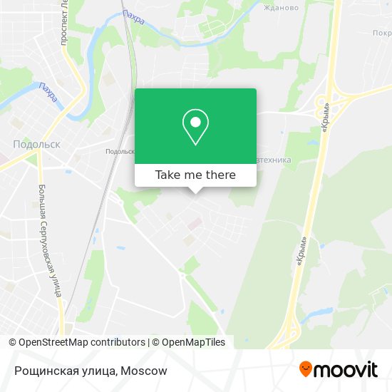 Рощинская улица map