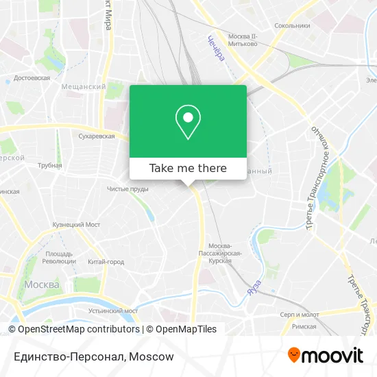 Единство-Персонал map