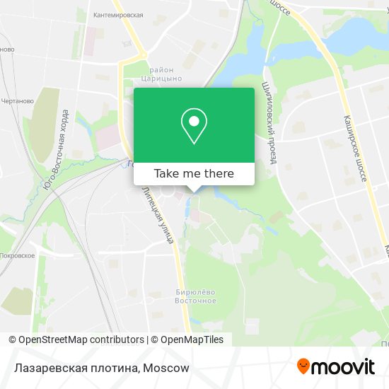 Лазаревская плотина map