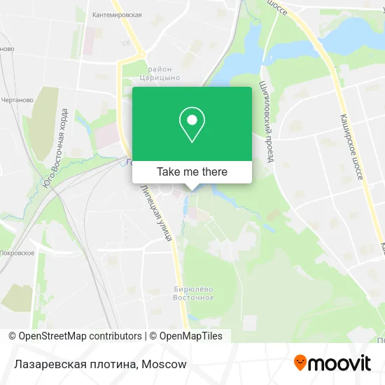 Лазаревская плотина map
