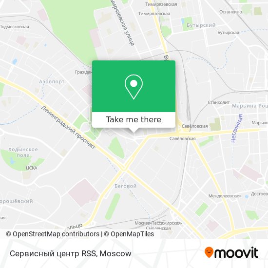 Сервисный центр RSS map