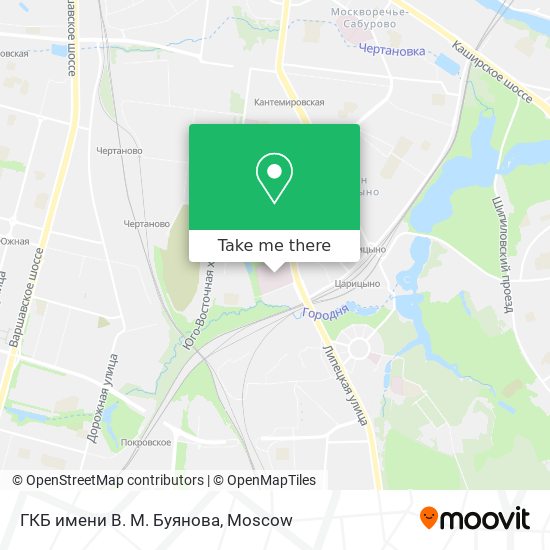 ГКБ имени В. М. Буянова map