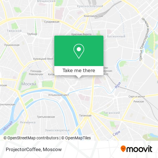 ProjectorCoffee map