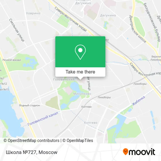 Школа №727 map
