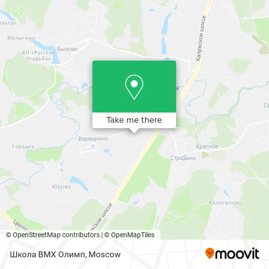 Школа BMX Олимп map