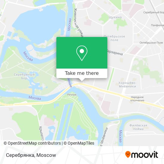 Серебрянка map