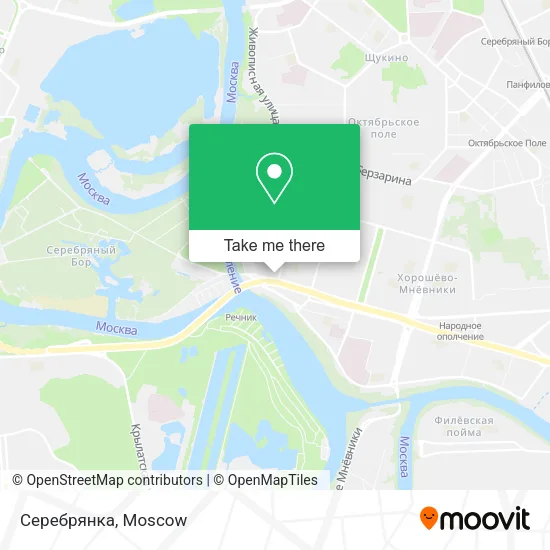 Серебрянка map