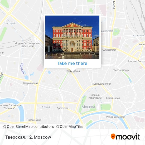 Тверская, 12 map