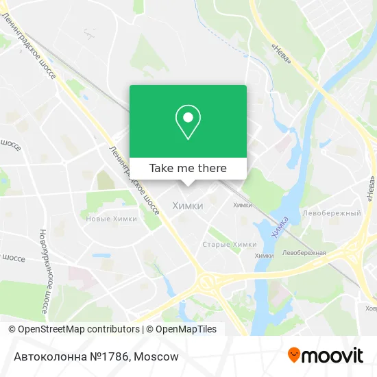 Автоколонна №1786 map