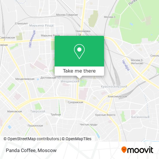 Panda Coffee map