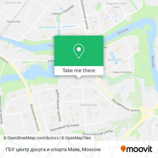 ГБУ центр досуга и спорта Маяк map