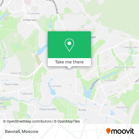 Винлаб map