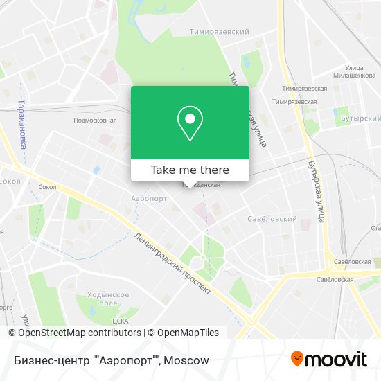 Бизнес-центр ""Аэропорт"" map