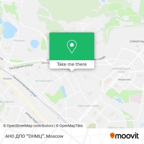 АНО ДПО ""ОНМЦ"" map