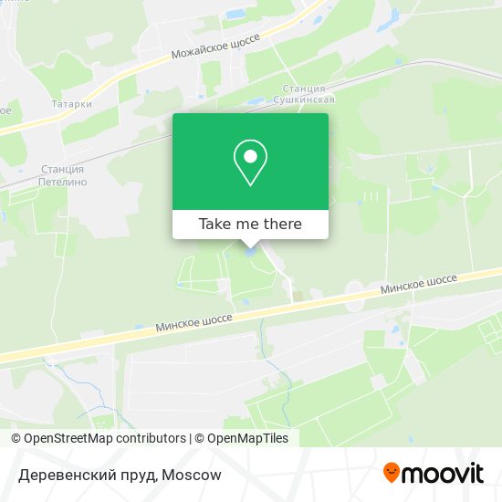 Деревенский пруд map