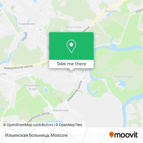 Ильинская больница map